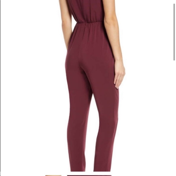 Asymmetrical jumpsuit in fig…like new - Picture 2 of 5
